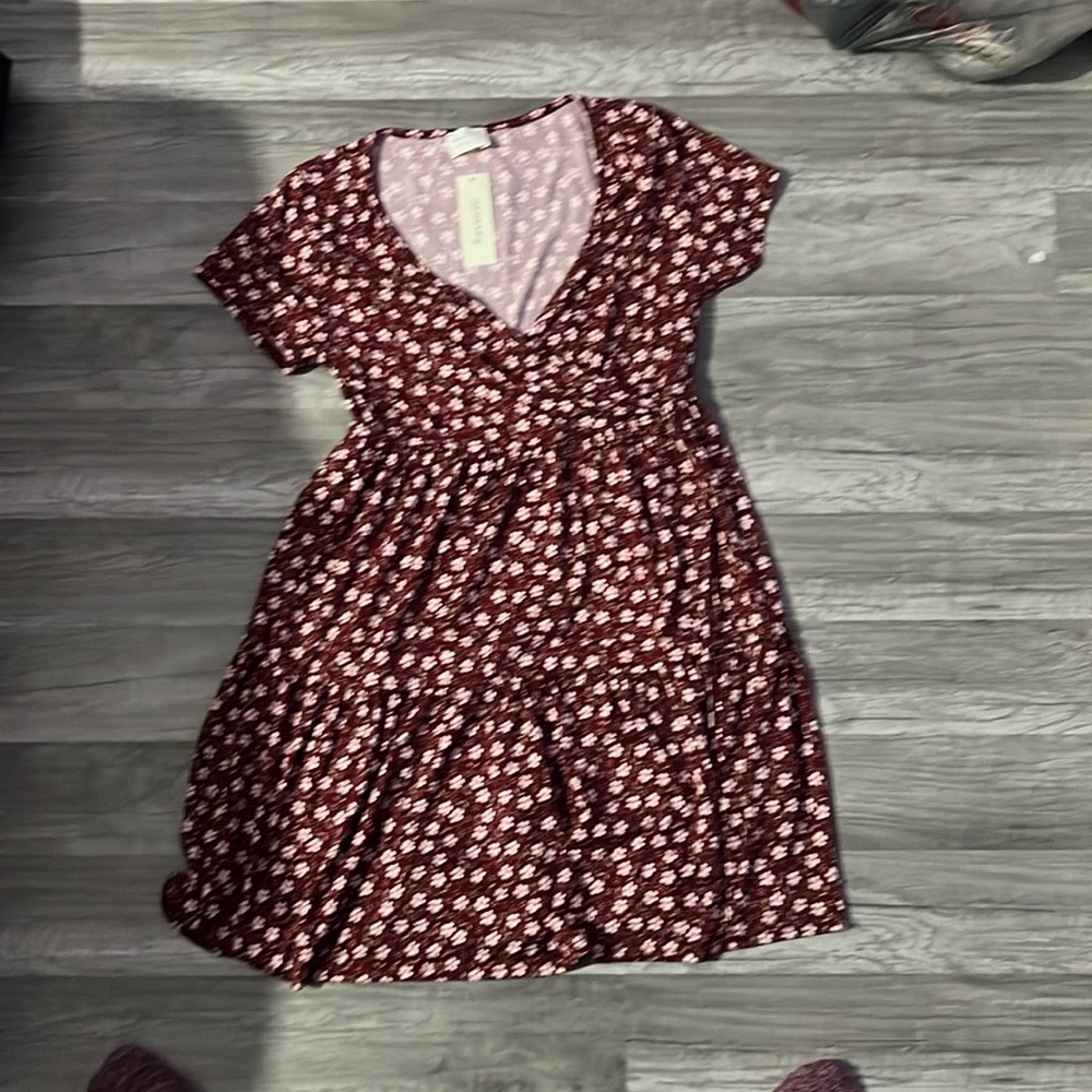 Flower print dress